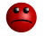 crying red ball
